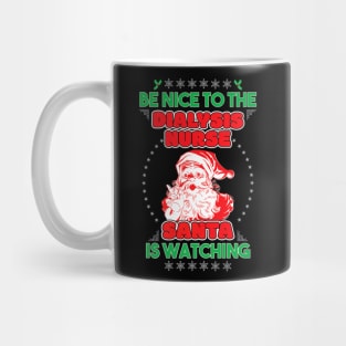 Dialysis Santa Nurses Day Mug